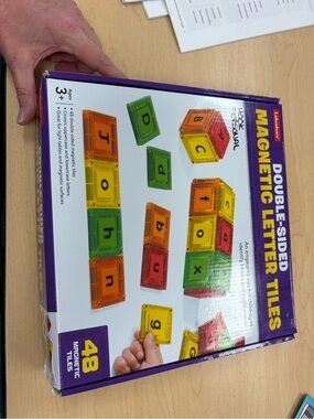 Lakeshore Double-Sided Magnetic Letter Tiles